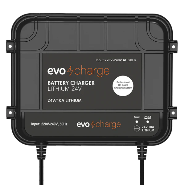 EvoCharge 24V 10ah LiFePo4 Battery Charger