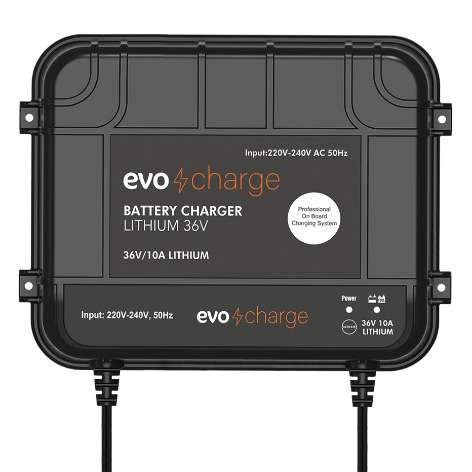 EvoCharge 36V 10ah LiFePo4 Battery Charger
