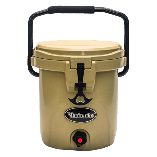 Vanhunks Tough 4.5 Gallon Rotomolded Water Beverage Cooler and Dispenser