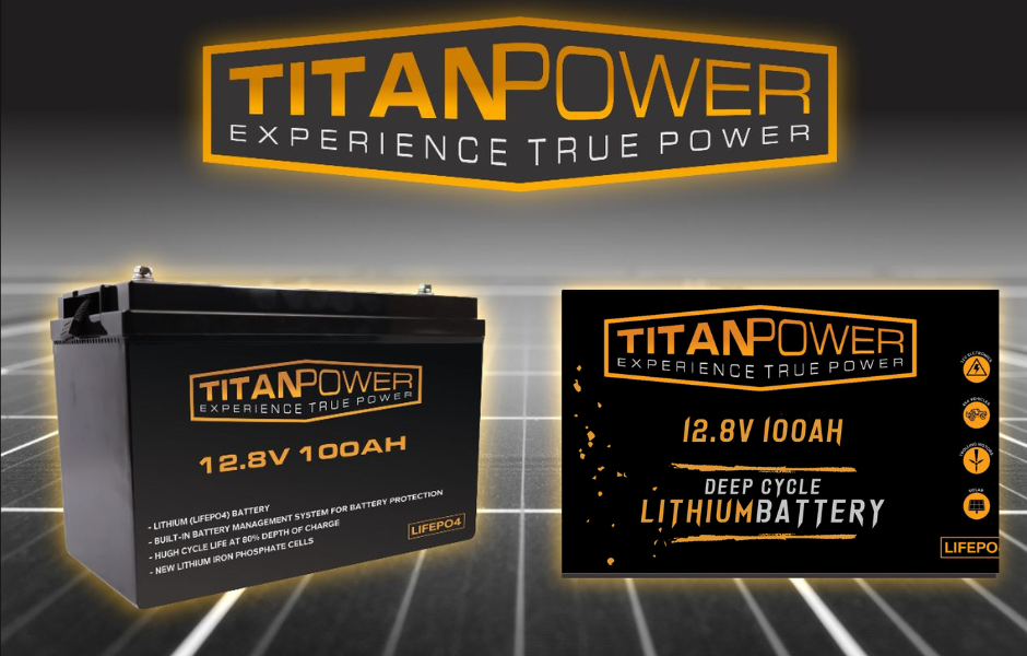 100AH 12.8V Lithium Battery TitanPower