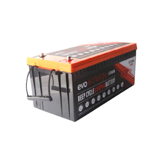 EvoCharge 12V 200Ah LiFePO4 Lithium Battery